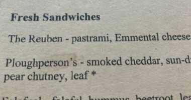 'Beyond ridiculous' say Huddersfield people after cafe renames Ploughman's sandwich Ploughperson's