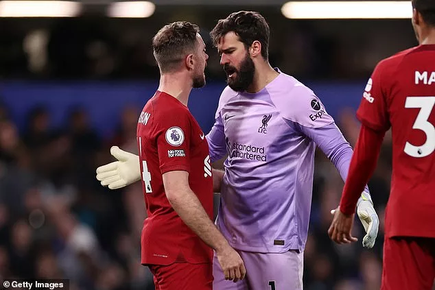 Alisson breaks silence after he and Liverpool captain Jordan Henderson had a furious exchange