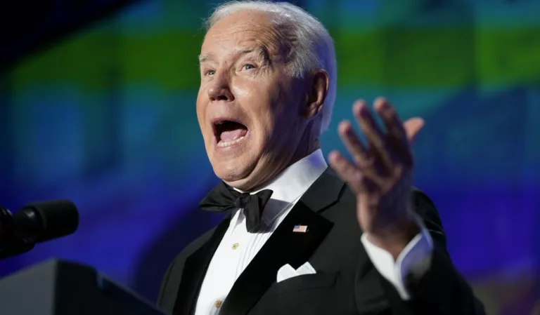 Biden's Cringey 'Dark Brandon' Moment at WHCD, as Comedian Drops Him, Media on Classified Docs