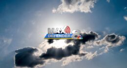 Few stray showers, stays warm Sunday