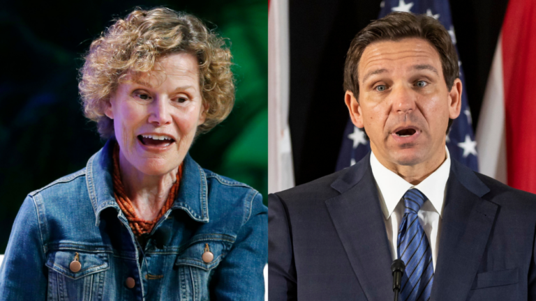 Judy Blume tears into Florida, DeSantis