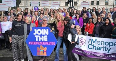 Dr Louise Newson's (pictured, left) private clinic, Newson Health ¿ which sees 4,000 patients a month ¿ is said to regularly prescribe HRT doses that exceed licensed amounts, The Mail on Sunday can disclose