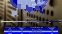 States where identity theft is more common are shown in darker shades of blue. The worst state was Georgia and the worst metro area was Tuscaloosa, Alabama.  Source: Federal Trade Commission