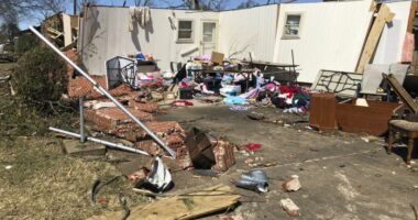 Tornado survivors recount flying debris, destroyed buildings