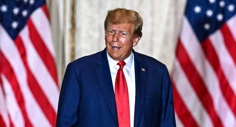 Trump gives speech in Mar-a-Lago after arrest in hush money probe