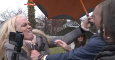 WATCH: Transgender Militant Violently Attacks Man, Police Blame the Victim for His Own Assault