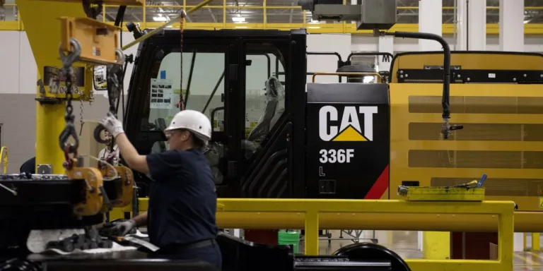 America's Factory Boom Boosts Sales of Excavators, Steel and Trucks