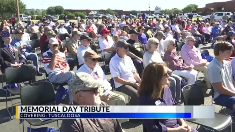 Annual Memorial Day program held in Tuscaloosa to honor those who have served