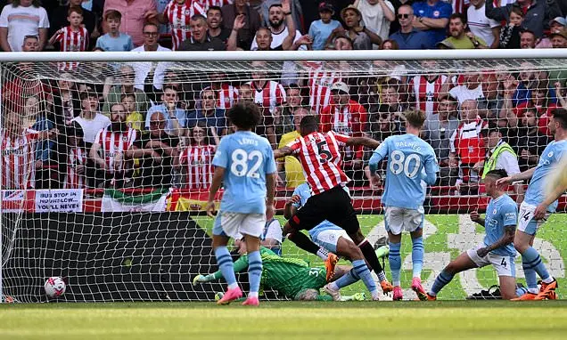 Brentford 1-0 Manchester City: Bees do the double over Premier League champions