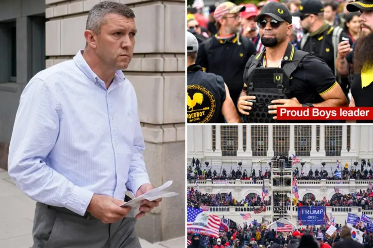 DC cop charged with lying about leaks to Proud Boys leader Enrique Tarrio