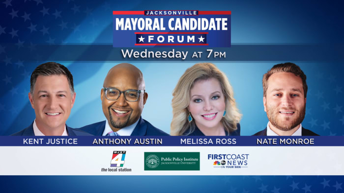 Deegan faces panel of local journalists in televised event; Davis attends separate untelevised event with parents