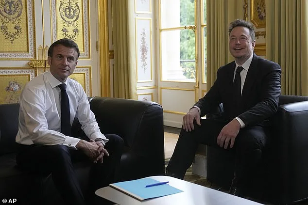 From trance to France! Elon Musk reveals he slept in his car en route to meeting President Macron