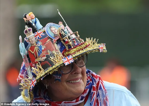 Hat’s entertainment: the wild and wonderful headwear sported by Royal fans waiting at The Mall