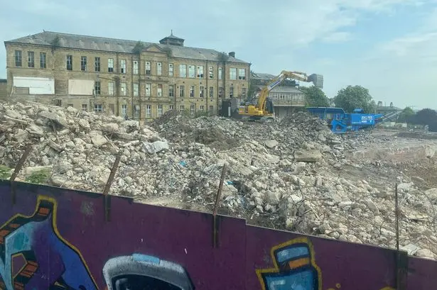 Historic Huddersfield building now visible after demolition of technical college