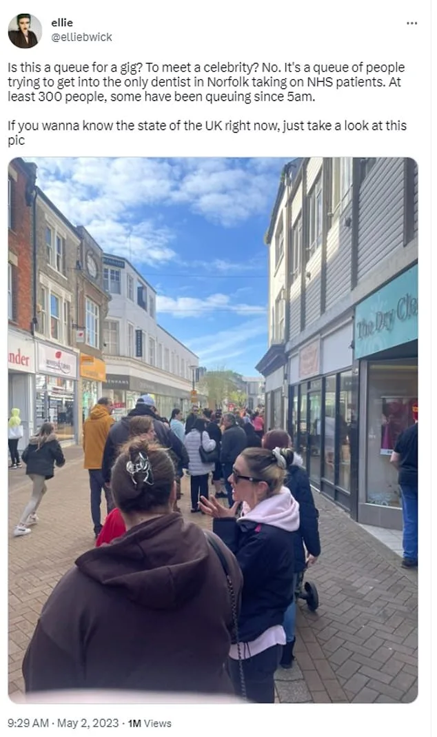 Hundreds forced to stand in line from 4am for place on NHS dentist list