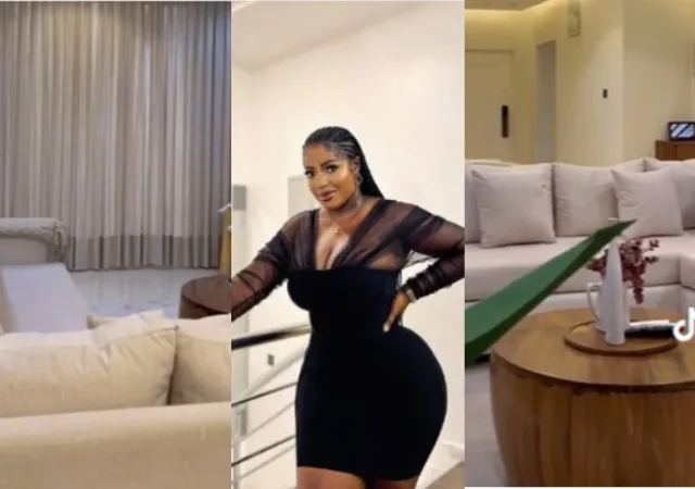 “In This Life, Have Money” Reactions as Hilda Baci Shows Off Amazing Interior of Her Fully Automated House