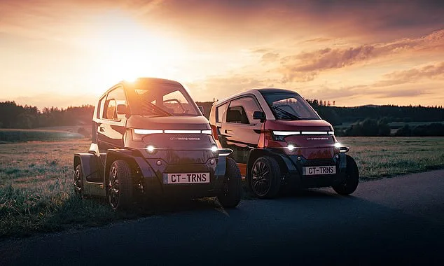 Incredible ‘minicar’ features retractable wheels allowing it to easily ride through narrow spaces