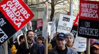 The Writers Guild of America launched the strike on Tuesday sending nearly 12,000 unionized screenwriters to the picket line for the first time since 2008, a strike that lasted about 100 days