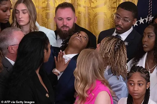 LSU’s Sa’Myah Smith says she is ‘great’ after fainting during Biden’s White House address