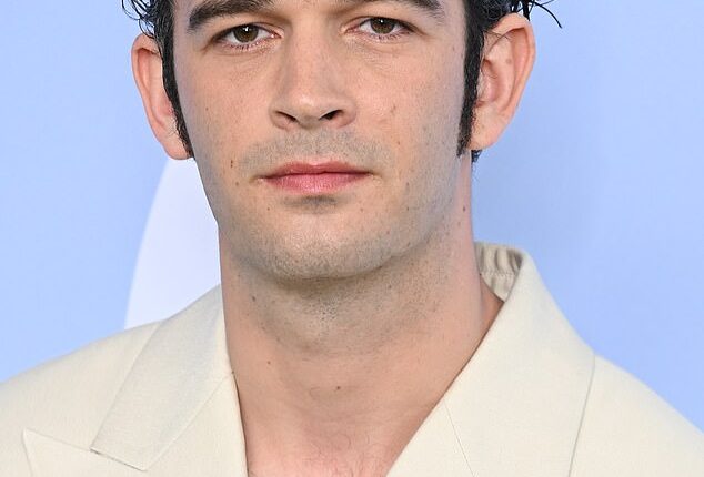 Shock remarks: Matty Healy's controversial podcast comments from earlier this year have resurfaced amid his high-profile romance with Taylor Swift (Matty pictured in June last year)