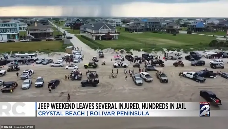 More than 200 ARRESTED for drunken and disorderly conduct at unruly Jeep celebration in Texas