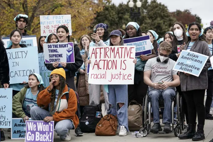 Most in U.S. say don’t ban race in college admissions but that role should be small: AP-NORC poll