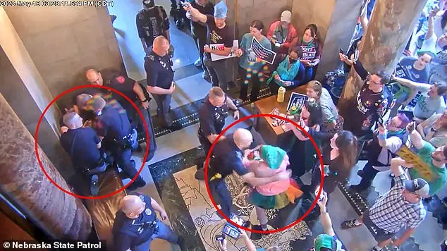 Nebraska State Trooper assaulted and six people arrested after pro-trans and pro-abortion protests