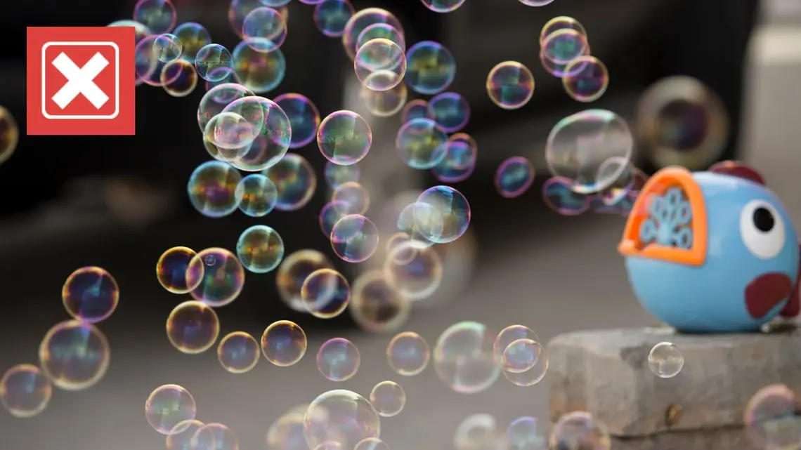 No, bubbles don’t keep mosquitoes away