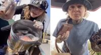 Pennsylvania woman Veronica Taylor claims she makes up to $5,000 a month from dumpster-diving