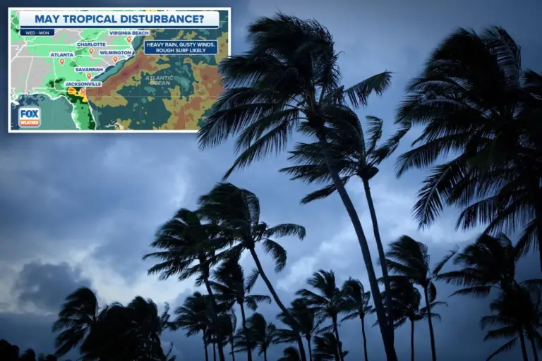 Possible tropical development off Southeast coast by Memorial Day