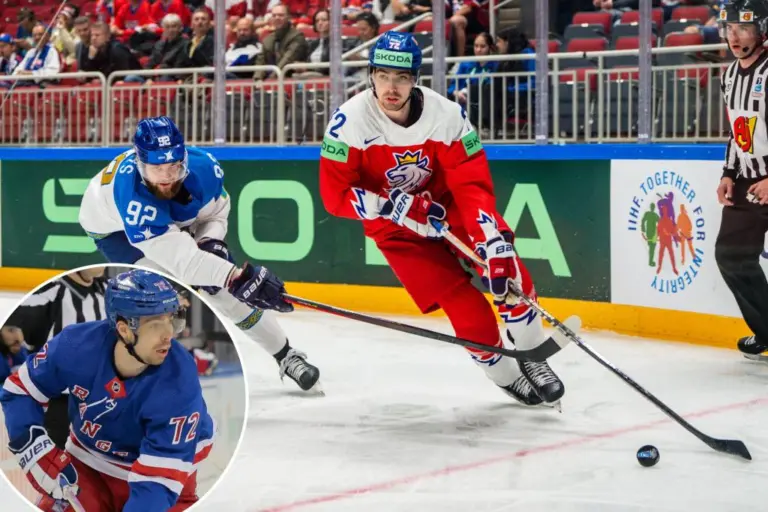 Rangers’ Filip Chytil suffers suspected fractured cheekbone