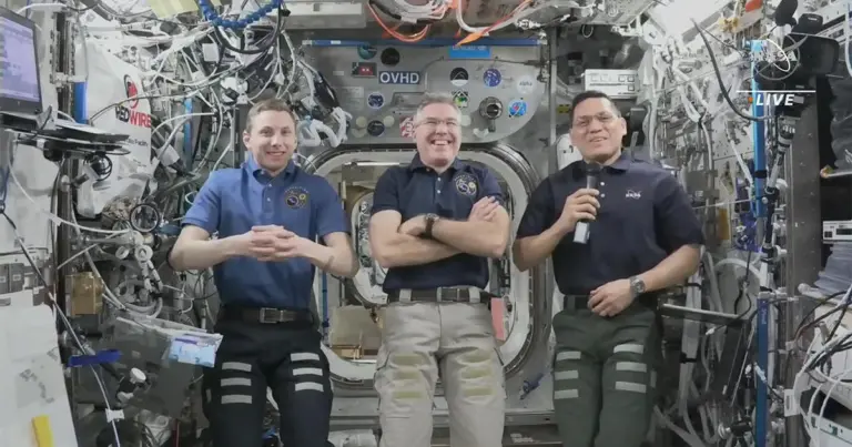 Russian cargo ship docks at space station amid commercial crew visit