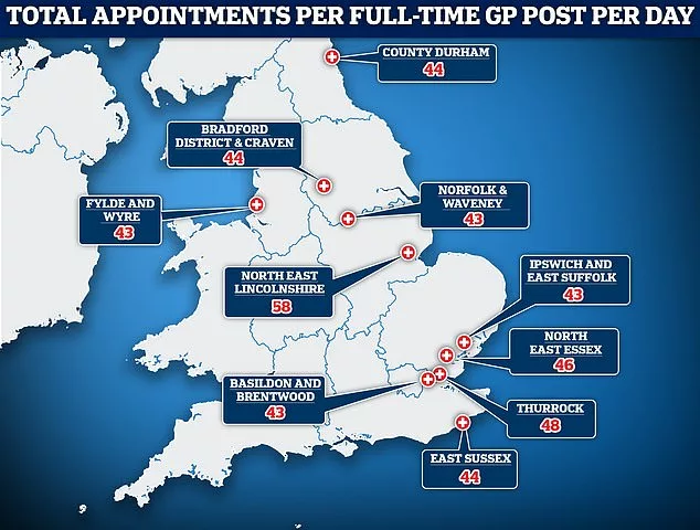 Stark figures show family doctors are cramming in up to 60 patients per day 