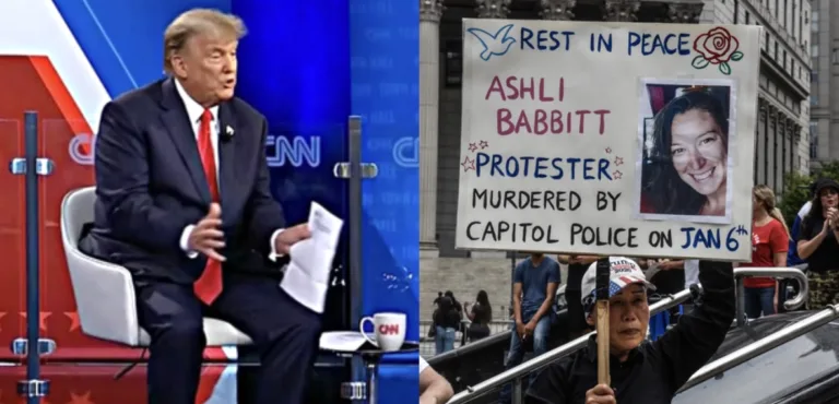 Video: President Trump Calls Out ‘Thug’ who Murdered Ashli Babbitt in CNN Town Hall