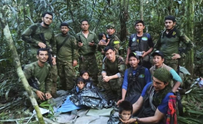 4 Indigenous siblings found alive after surviving Amazon plane crash and 40 days alone in jungle