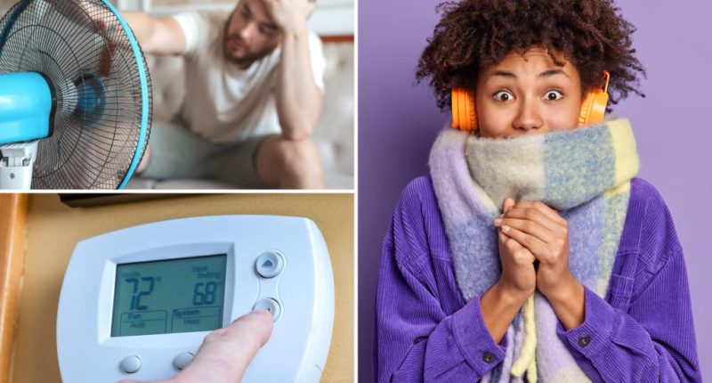 45% of American couples feud over the thermostat settings
