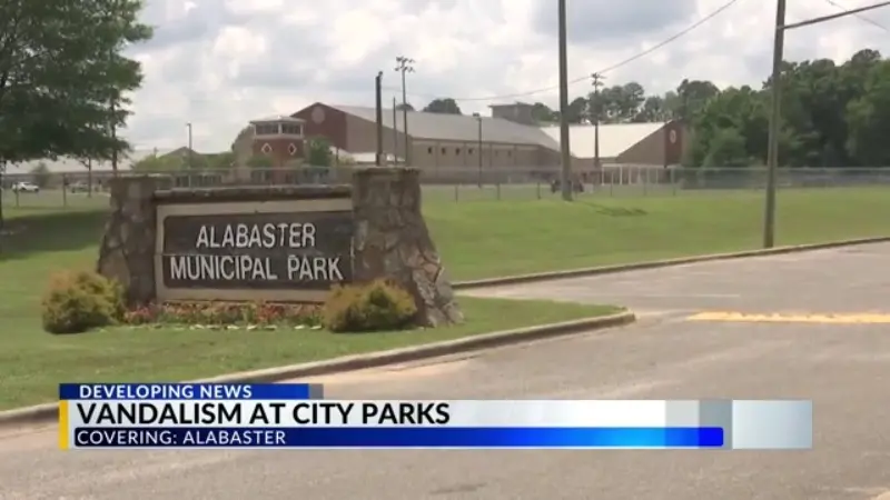 Alabaster deals with vandalism at city parks