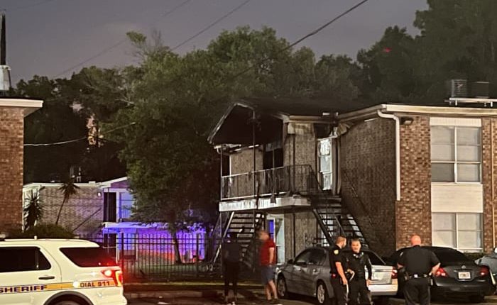 Apartment fire on the Northside