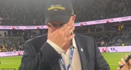 Central Coast Mariners CEO Shaun Mielekamp was emotional after watching his side's stunning victory over Melbourne City on Saturday night