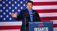 Ron DeSantis arrived in South Carolina on Friday as he continued his tour of early states. The biggest cheer in Gilbert came as he faced down a heckler who accused him of a 'police state'