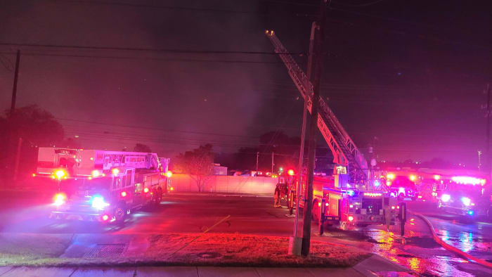 Firefighters respond after fire breaks out at storage facility in Leon Valley