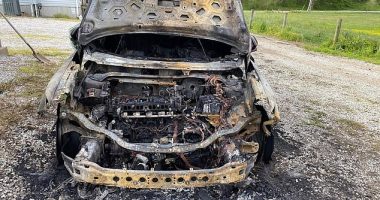 Social media user Dan Lawson shared images of his Lincoln which he said could of cost him and his family their lives