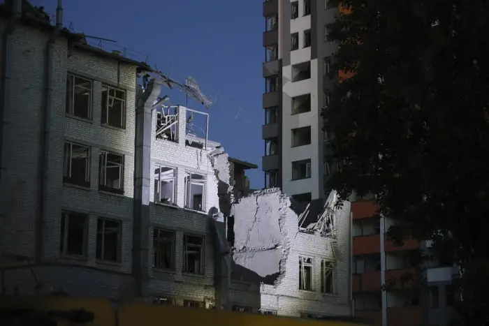 Fresh Russian bombardment of Ukraine's capital kills at least 3 people, wounds others