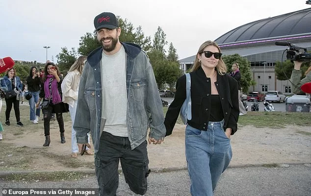 Couple: Gerard Pique is set to announce 'engagement' to girlfriend Clara Chia after his ex Shakira sparked romance rumours with F1 driver Lewis Hamilton