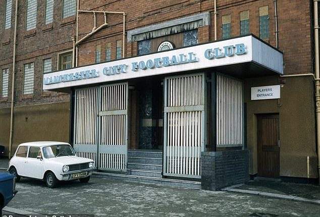 The main entrance at Manchester City's former Maine Road stomping ground that was their home for so many years
