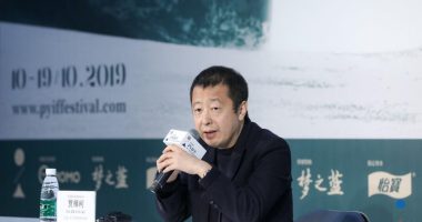 Chinese director Jia Zhangke at the Pingyao festival