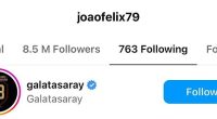 Joao Felix has fuelled speculation around his future after following Galatasaray on Instagram