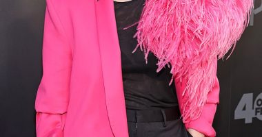Icon: Kim Cattrall has opened up about her 'lovely' relationship with her partner Russell Thomas and chatted about her attitude towards ageing in a candid new interview