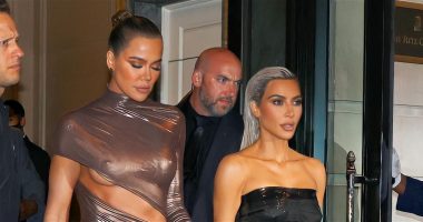 Kim Kardashian & ‘Ride Or Die’ Khloe Kardashian Strike Again In Coordinated Black Outfits