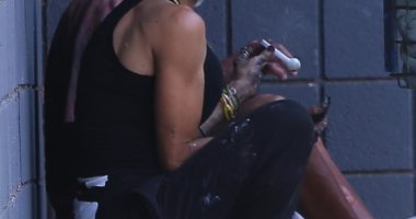 DailyMail.com spotted Loni Willison smoking out of a crackpipe and covered in dirt on an afternoon in Los Angeles last month